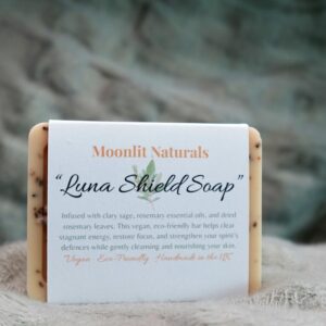 Luna Shield Handmade Natural Soap – Clary Sage & Rosemary