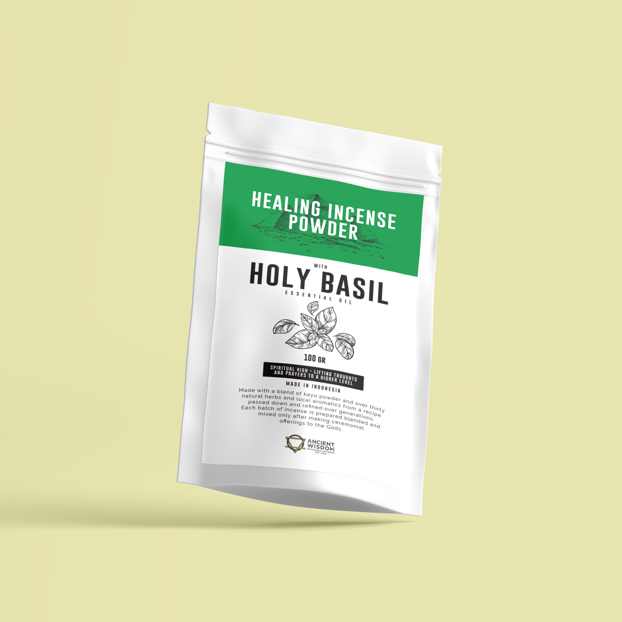 Natural Holy Basil Incense Powder