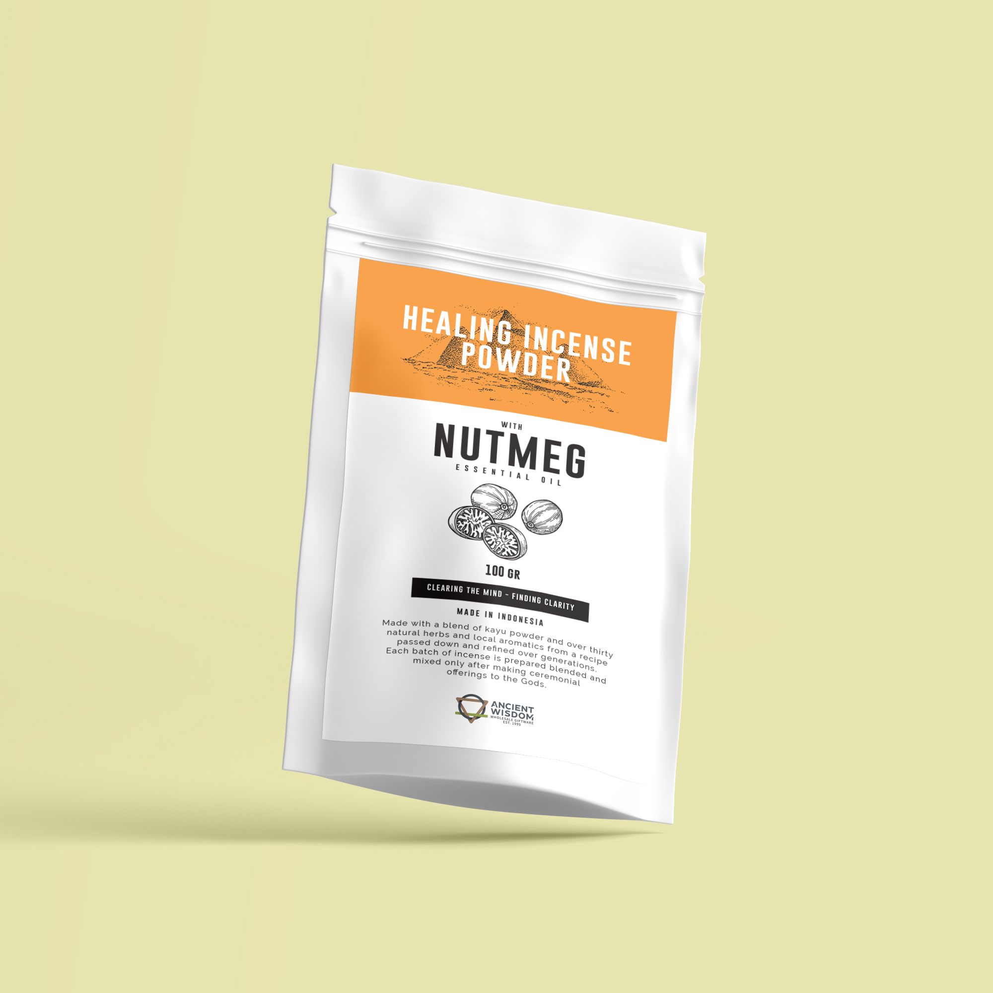 Nutmeg Healing Incense Powder