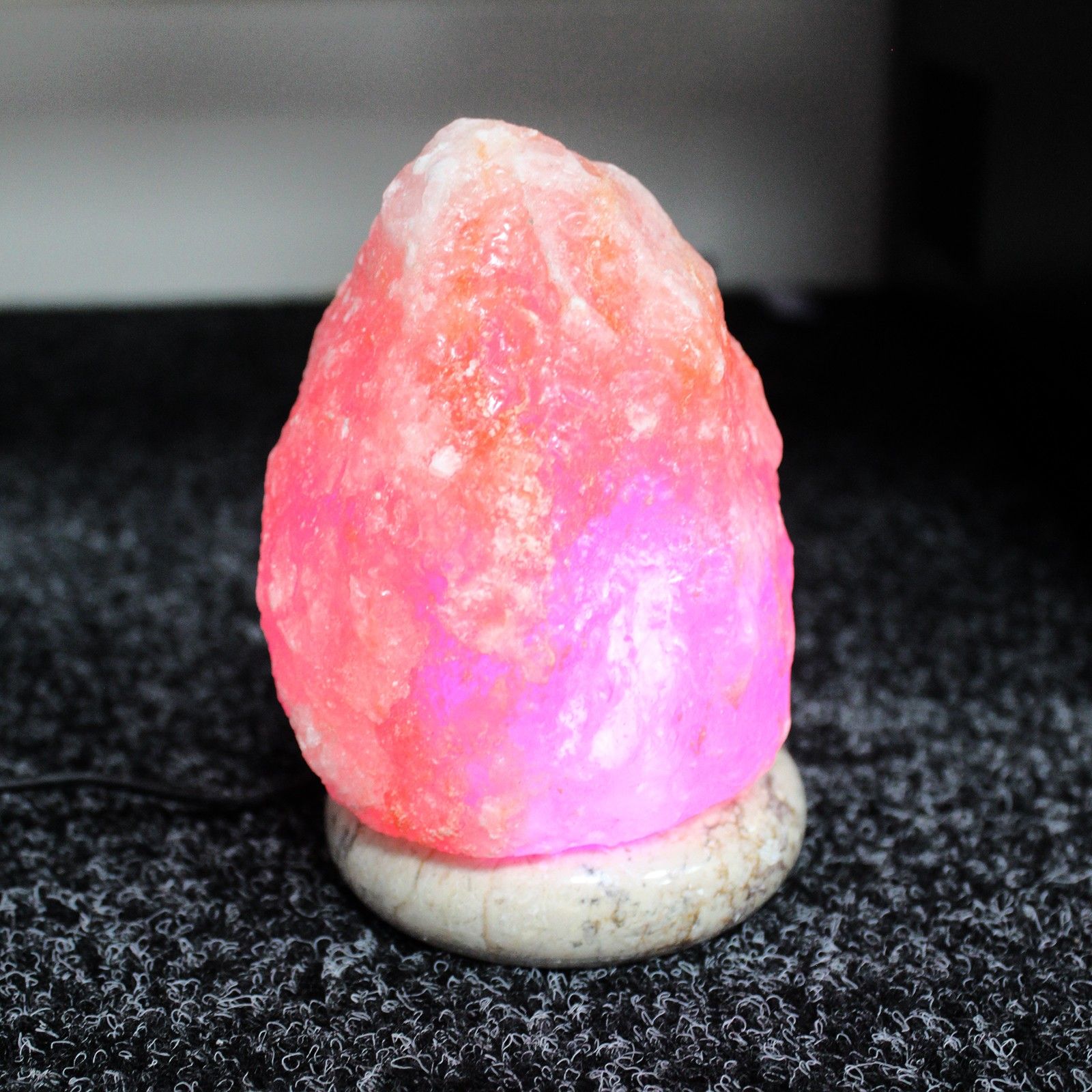 Quality USB Natural Salt Lamp - 11.5 cm Random Colours - Image 3