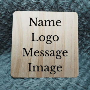 Personalised Wooden Coaster – Custom Engraved