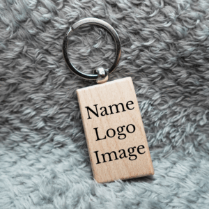 Personalised Wooden Keyring